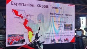 Exportación Honda Tornado